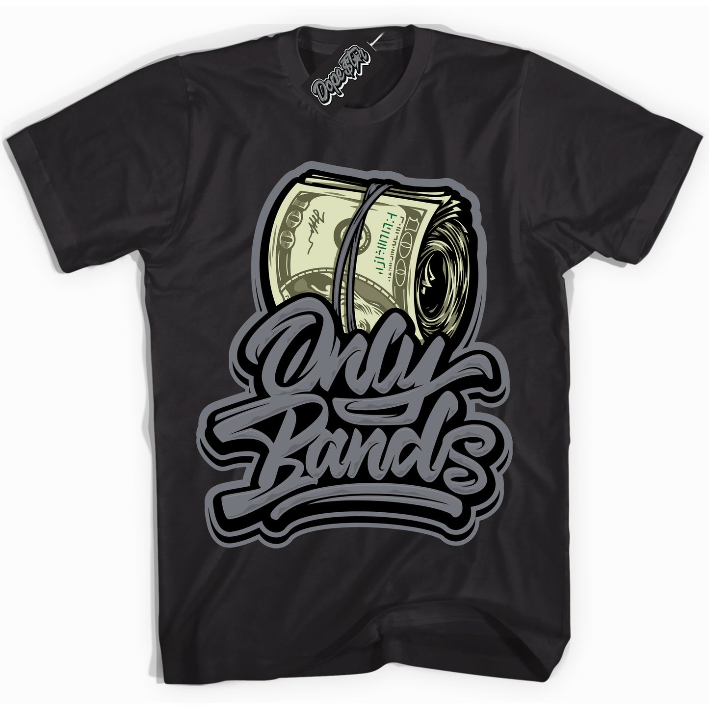 Cool Black Shirt with “Only Bands” design that perfectly matches the Barons 12s Jordans.