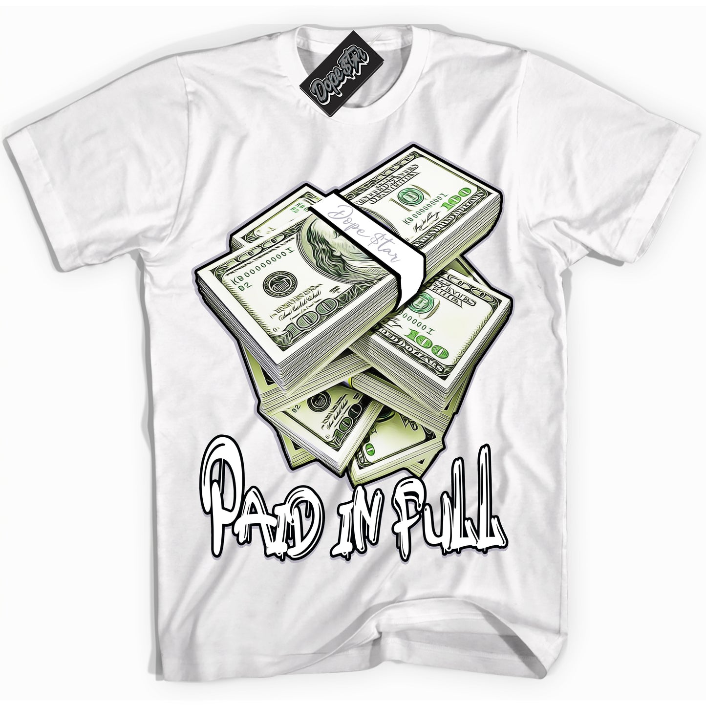 Cool White Shirt with “Paid In Full” design that perfectly matches the OG Barons 1s Jordans.