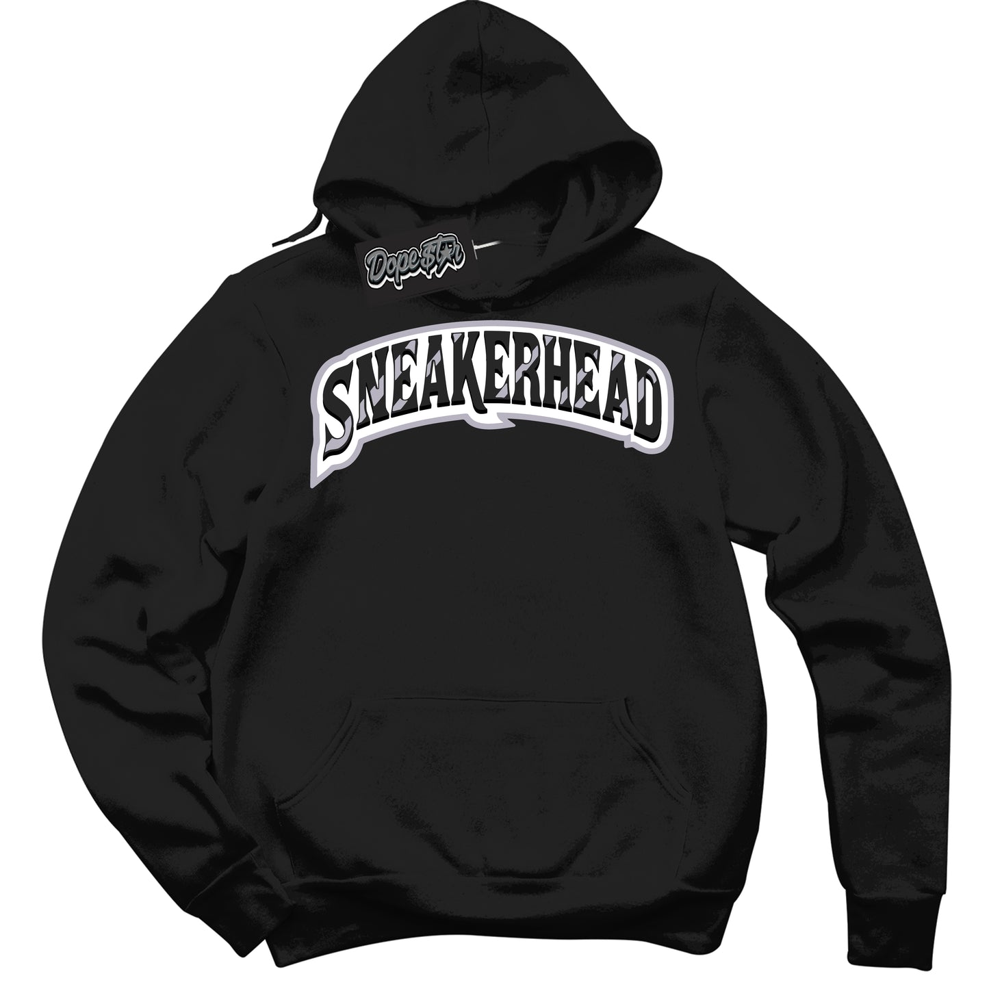 Cool Black Hoodie with “Sneakerhead” design that Perfectly Matches OG Barons 1s Jordans.
