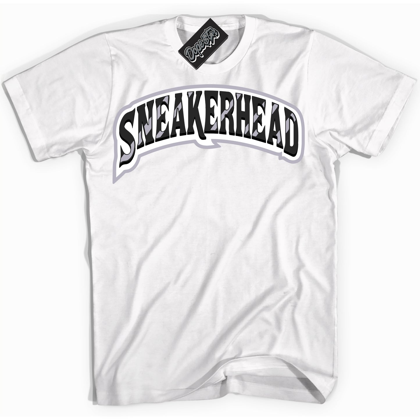 Cool White Shirt with “Sneakerhead” design that perfectly matches the OG Barons 1s Jordans.