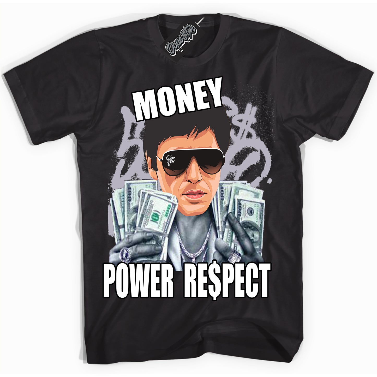 Cool Black Shirt with “Tony Montana” design that perfectly matches the OG Barons 1s Jordans.