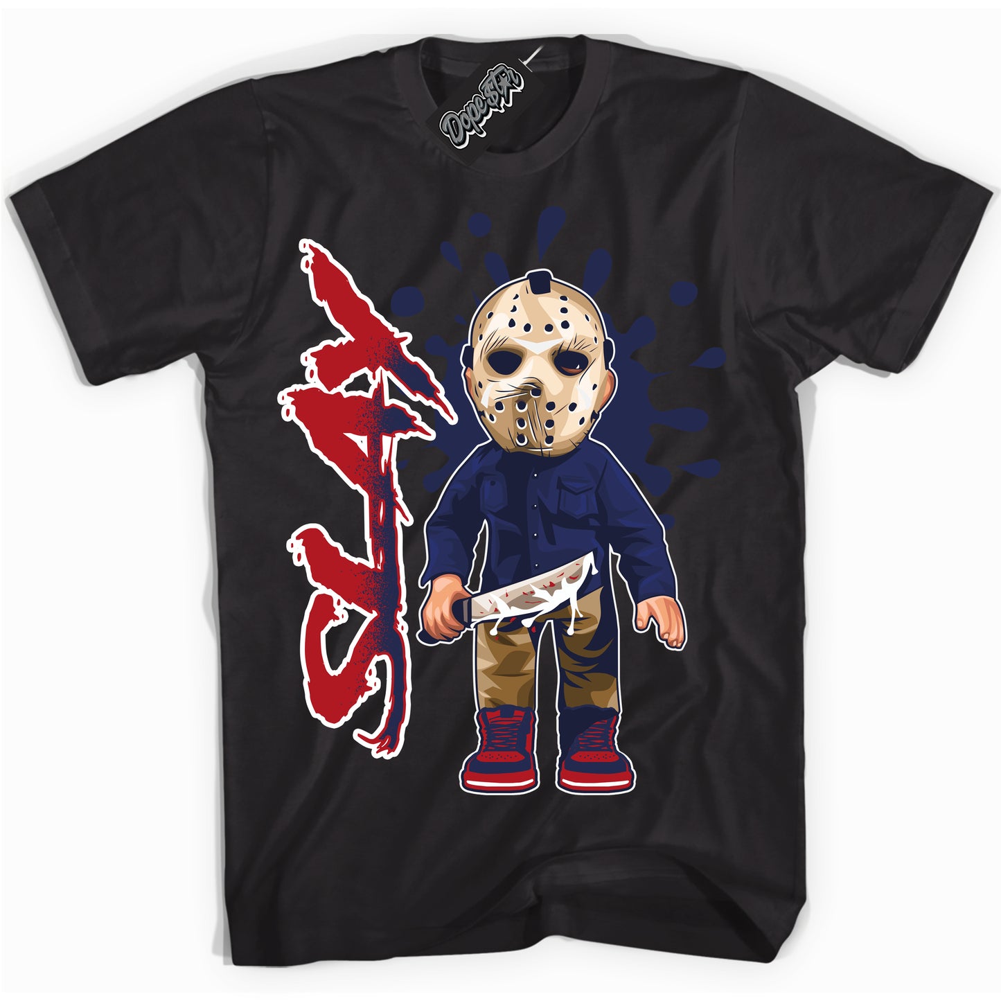 Cool Black Shirt with “Slay” design that perfectly matches the Howard University 1s Jordans.