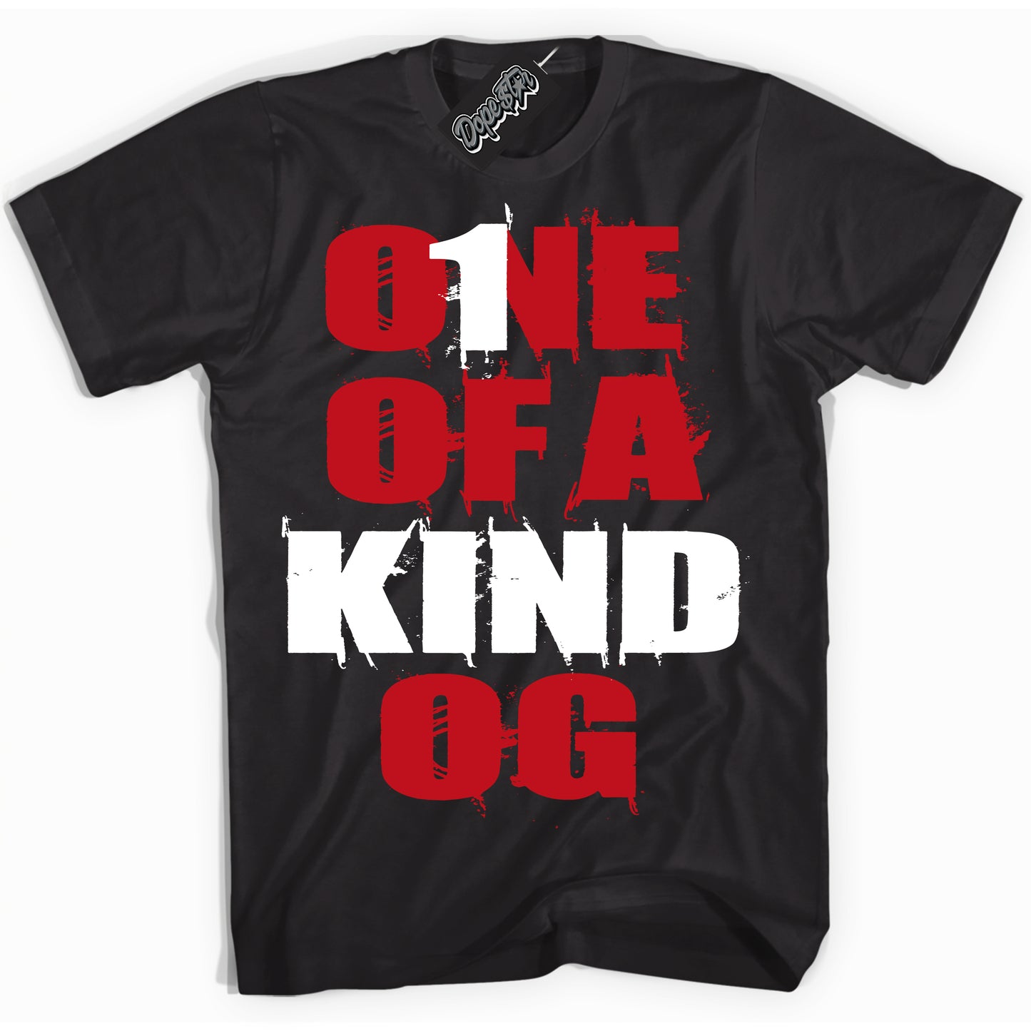 Cool Black Shirt with “One Of A Kind” design that perfectly matches the Trophy Room 1s Jordans.