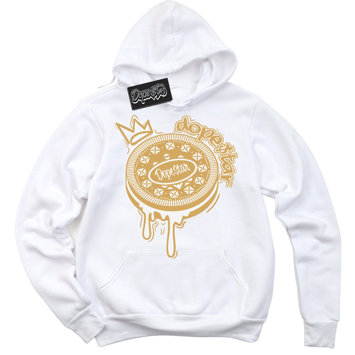 Cool White Hoodie with “ Oreo DS ” design that Perfectly Matches Craft Paris 6s Jordans.