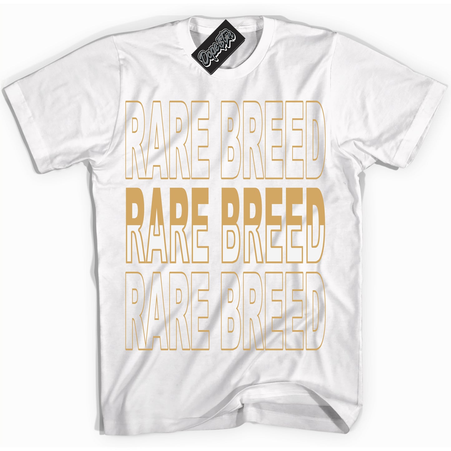 Cool White Shirt with “ Rare Breed ” design that perfectly matches Craft Paris 6s Jordans.