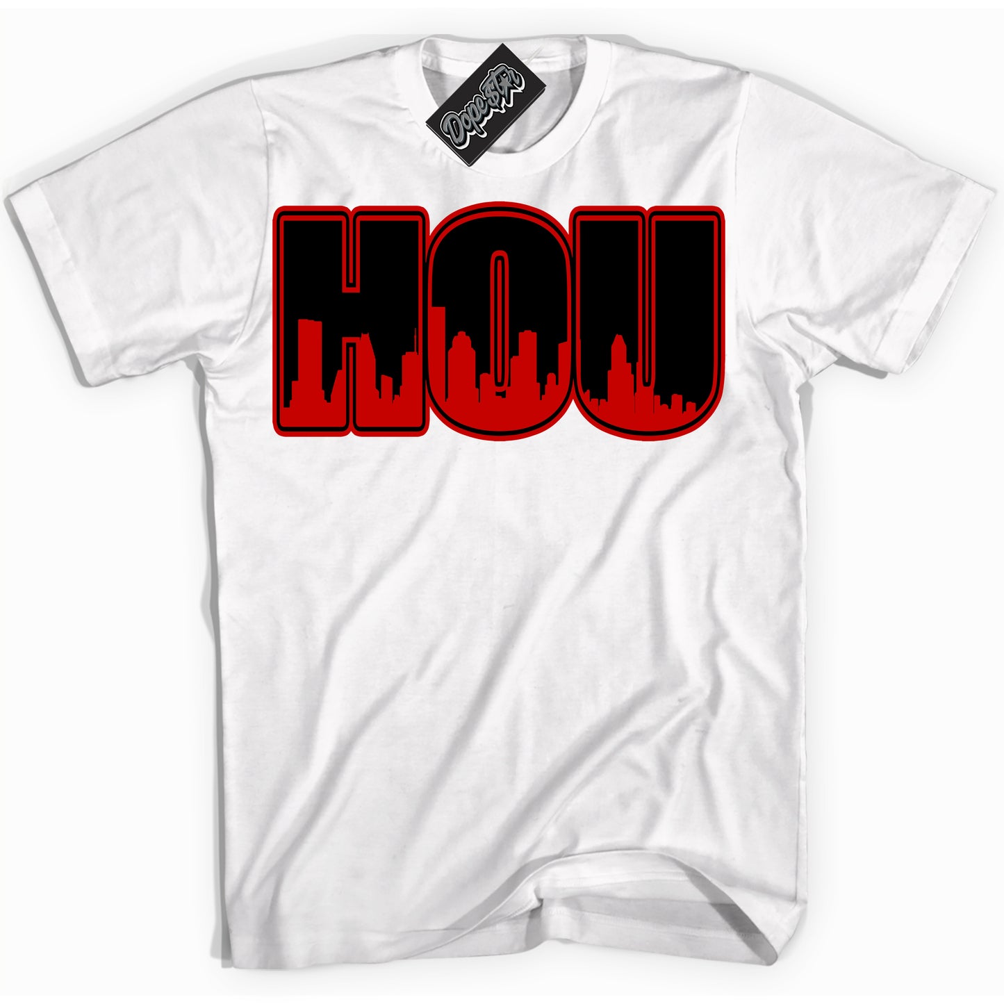 Cool White Shirt with “ Houston ” design that perfectly matches RTFKT X ND Genesis.