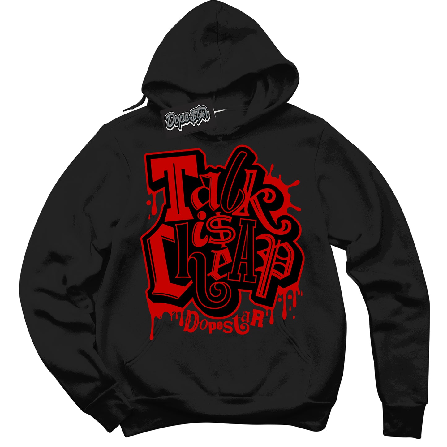 Cool Black Hoodie with “ Talk Is Cheap ” design that Perfectly Matches RTFKT X ND Genesis.