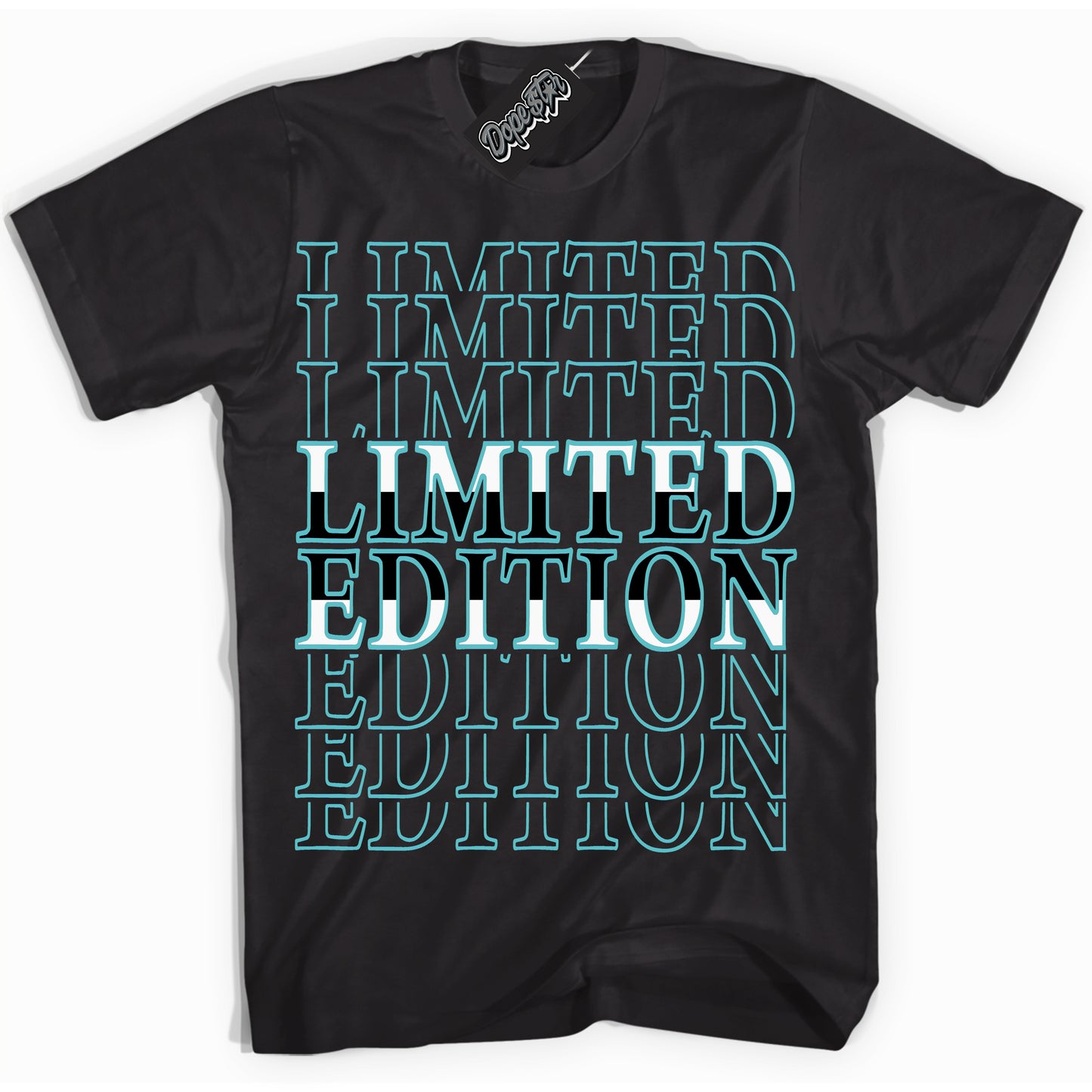 Cool Black Shirt with “Limited Edition” design that perfectly matches Black Dusty Cactus Dunk.