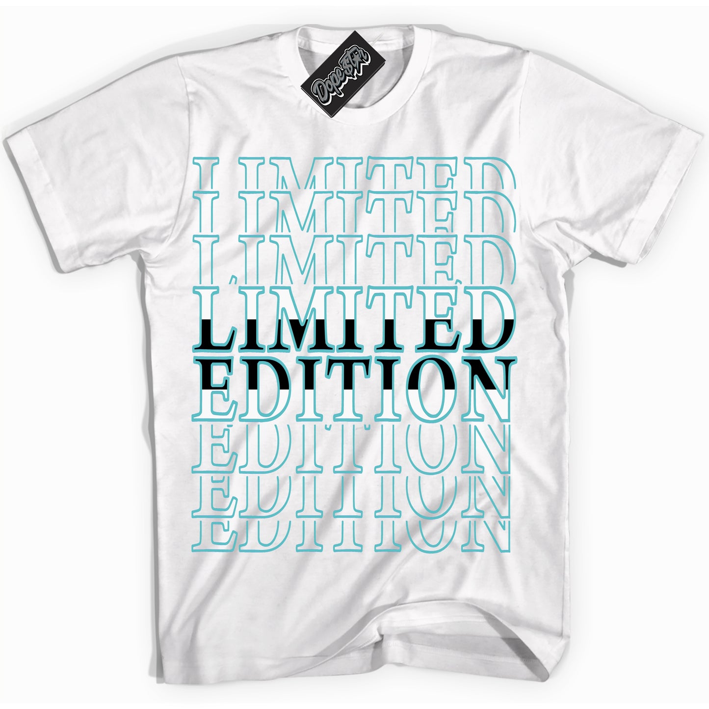 Cool White Shirt with “Limited Edition” design that perfectly matches Black Dusty Cactus Dunk.
