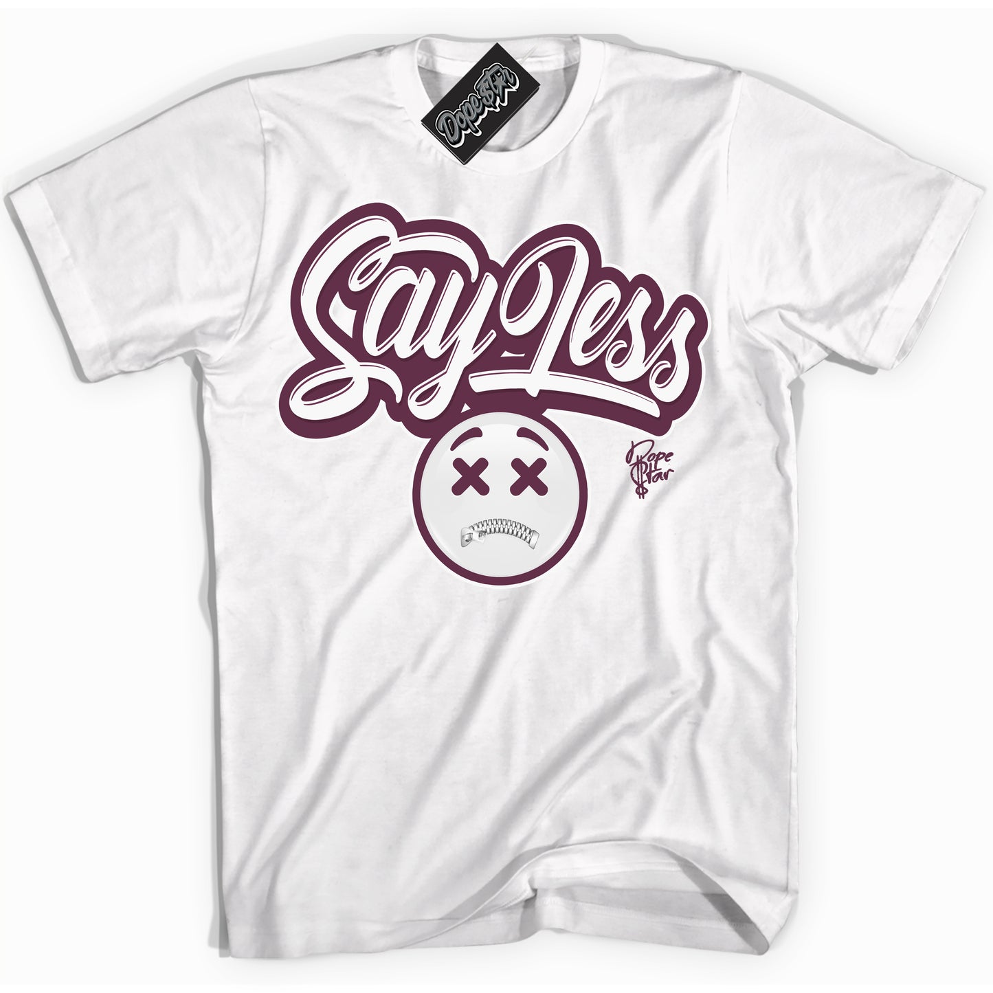Cool White Shirt with “ Say Less” design that perfectly matches White Viotech Dunks.