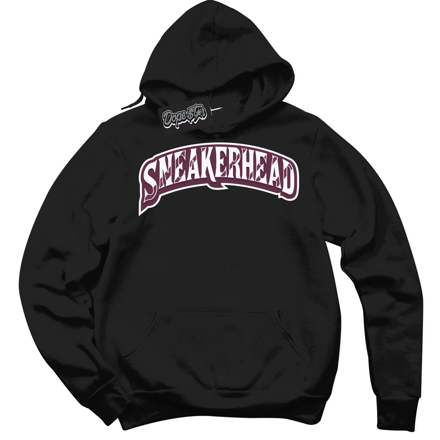 Cool Black Hoodie with “ Sneakerhead” design that Perfectly Matches White Viotech Dunks.