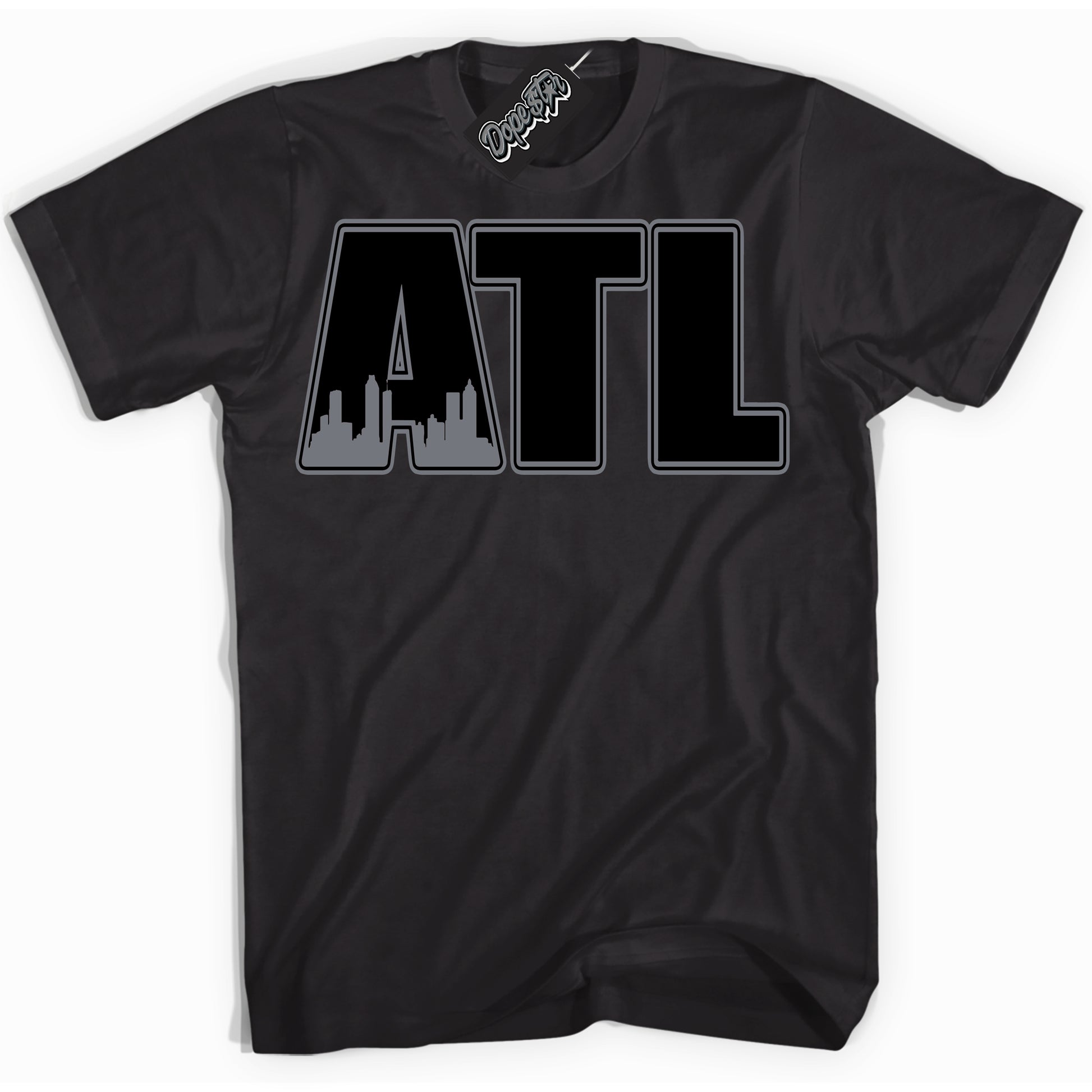Cool Black Shirt with “Atlanta” design that perfectly matches the Barons 12s Jordans.
