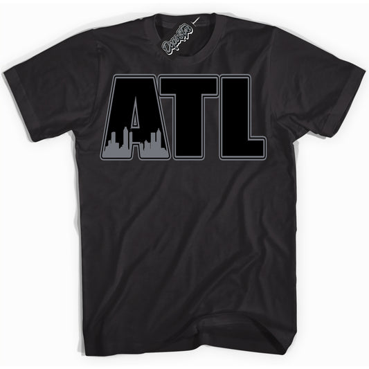Cool Black Shirt with “Atlanta” design that perfectly matches the Barons 12s Jordans.
