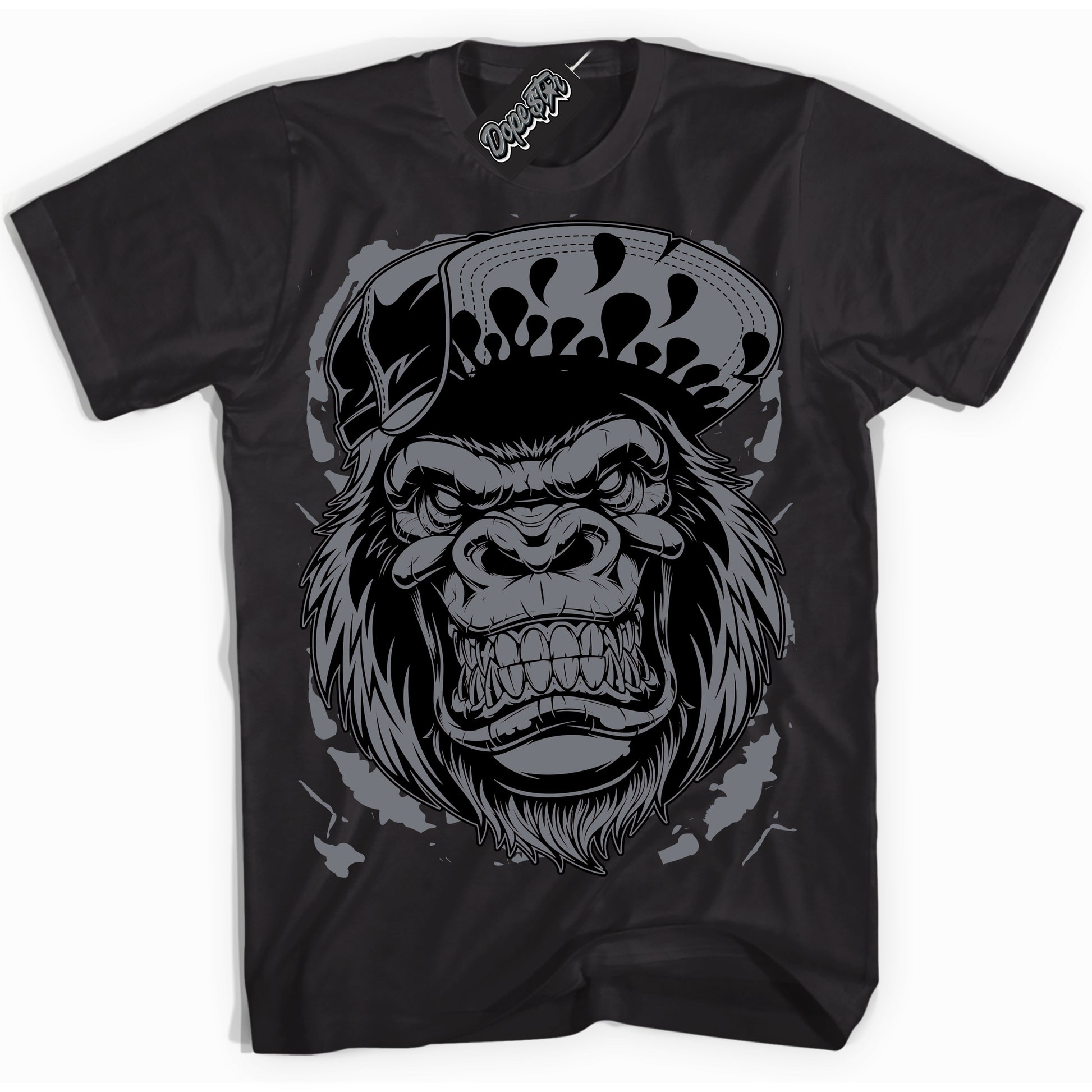 Cool Black Shirt with “Gorilla Beast” design that perfectly matches the Barons 12s Jordans.

