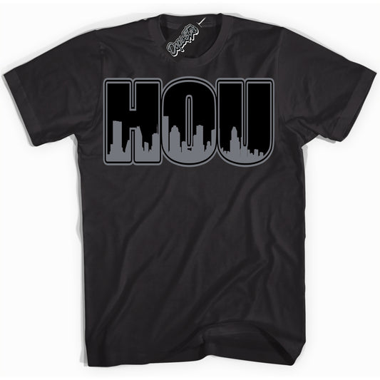 Cool Black Shirt with “Houston” design that perfectly matches the Barons 12s Jordans.
