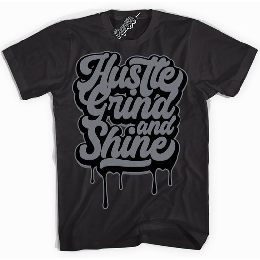 Cool Black Shirt with “Hustle Grind And Shine” design that perfectly matches the Barons 12s Jordans.

