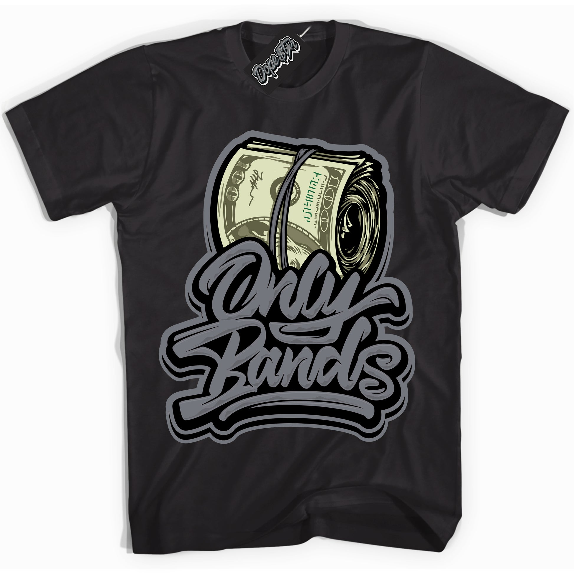Cool Black Shirt with “Only Bands” design that perfectly matches the Barons 12s Jordans.
