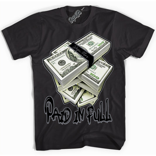 Cool Black Shirt with “Paid In Full” design that perfectly matches the Barons 12s Jordans.
