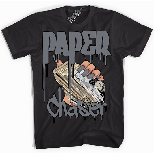 Cool Black Shirt with “Paper Chaser” design that perfectly matches the Barons 12s Jordans.
