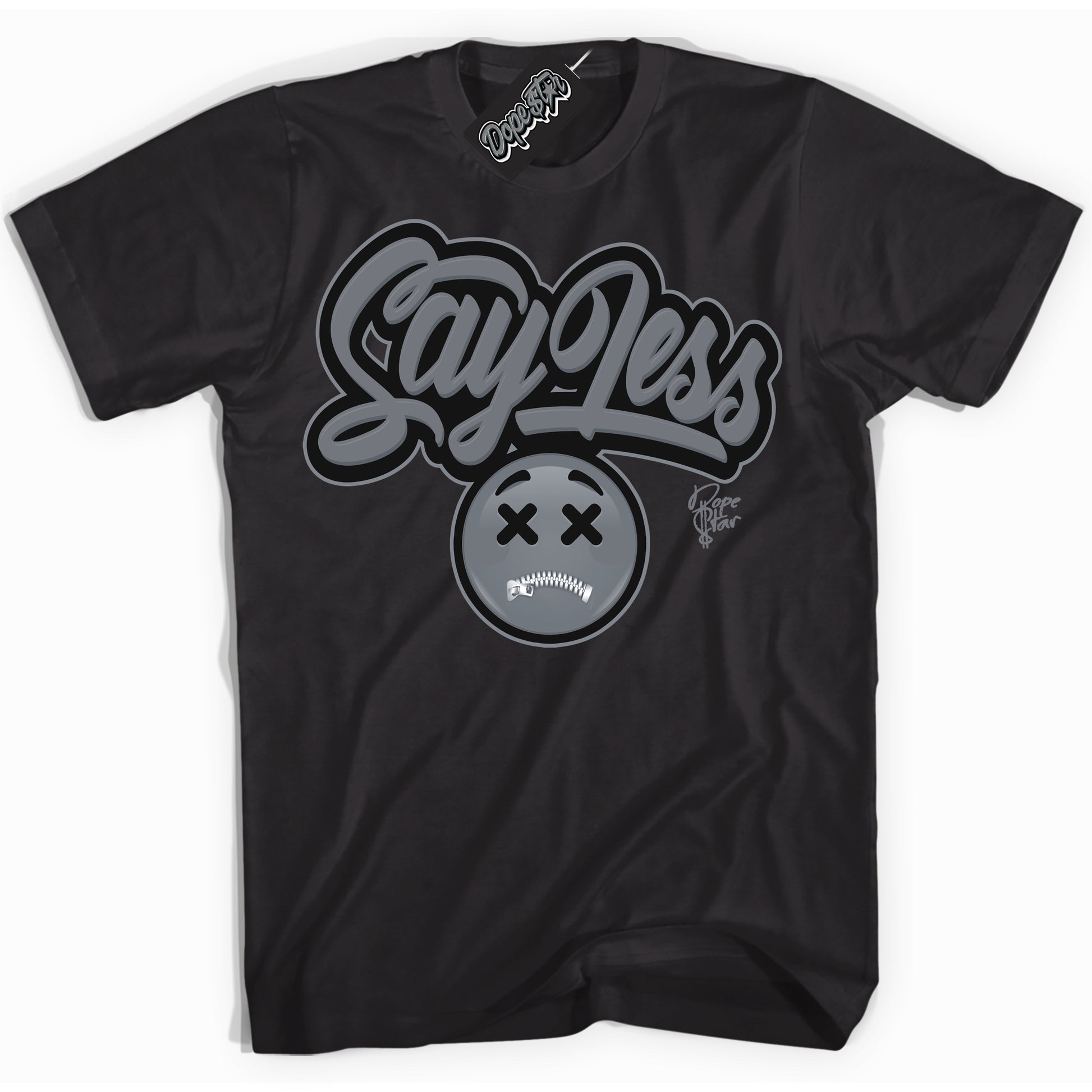 Cool Black Shirt with “Say Less” design that perfectly matches the Barons 12s Jordans.
