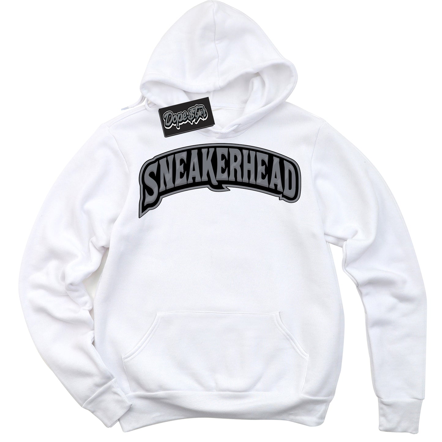 Cool White Hoodie with “Sneakerhead” design that Perfectly Matches Barons 12s Jordans.
