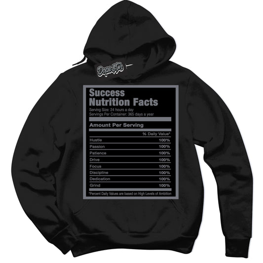 Cool Black Hoodie with “Success Nutrition” design that Perfectly Matches Barons 12s Jordans.
