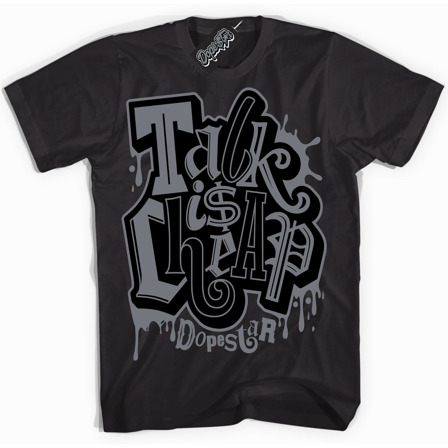 Cool Black Shirt with “Talk Is Cheap” design that perfectly matches the Barons 12s Jordans.
