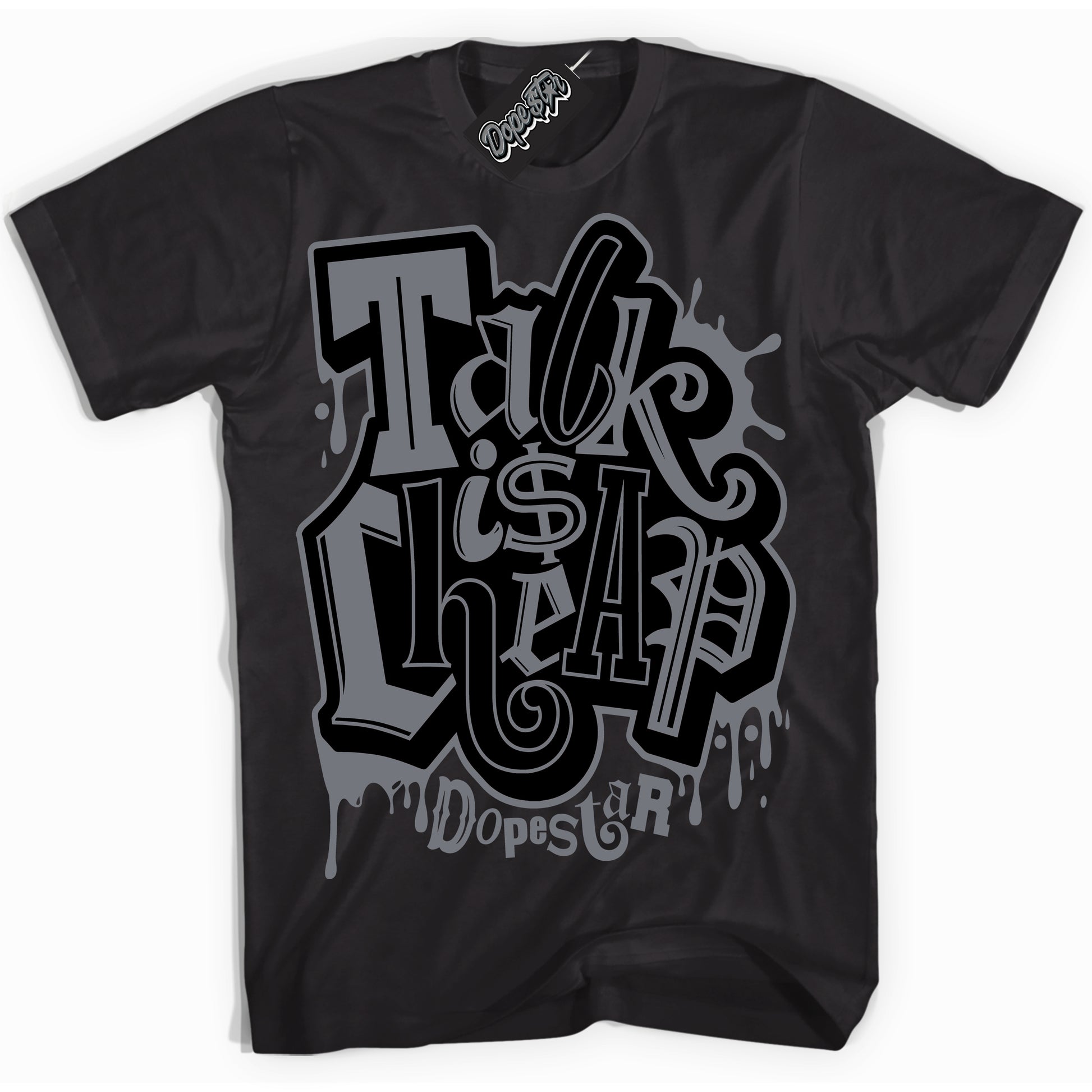 Cool Black Shirt with “Talk Is Cheap” design that perfectly matches the Barons 12s Jordans.
