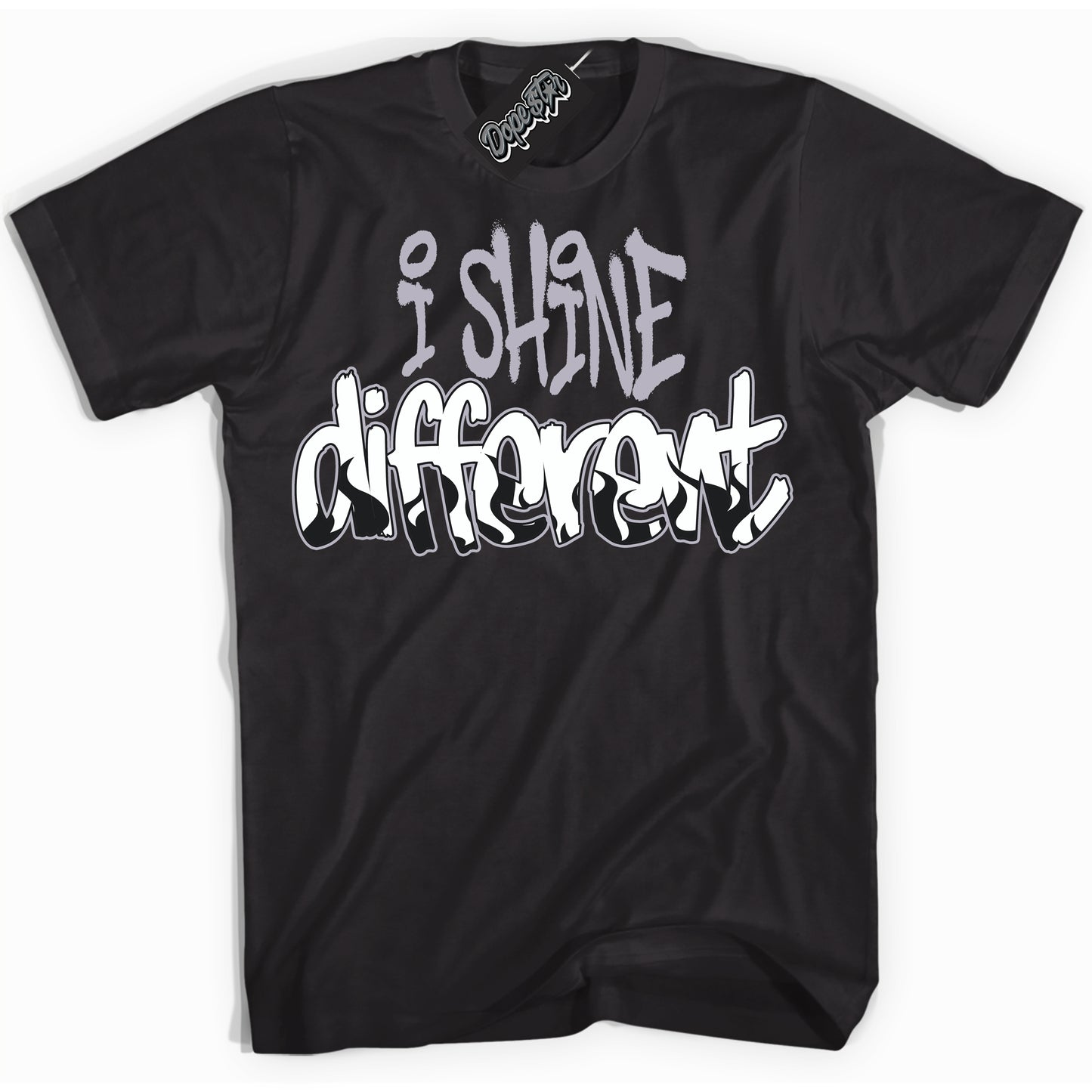 Cool Black Shirt with “I Shine Different” design that perfectly matches the OG Barons 1s Jordans.