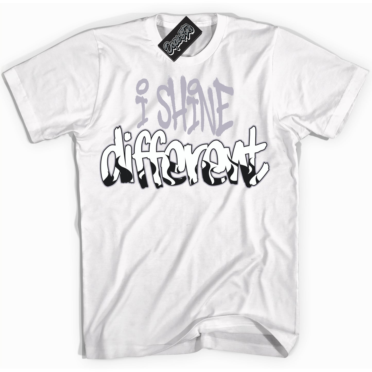 Cool White Shirt with “I Shine Different” design that perfectly matches the OG Barons 1s Jordans.