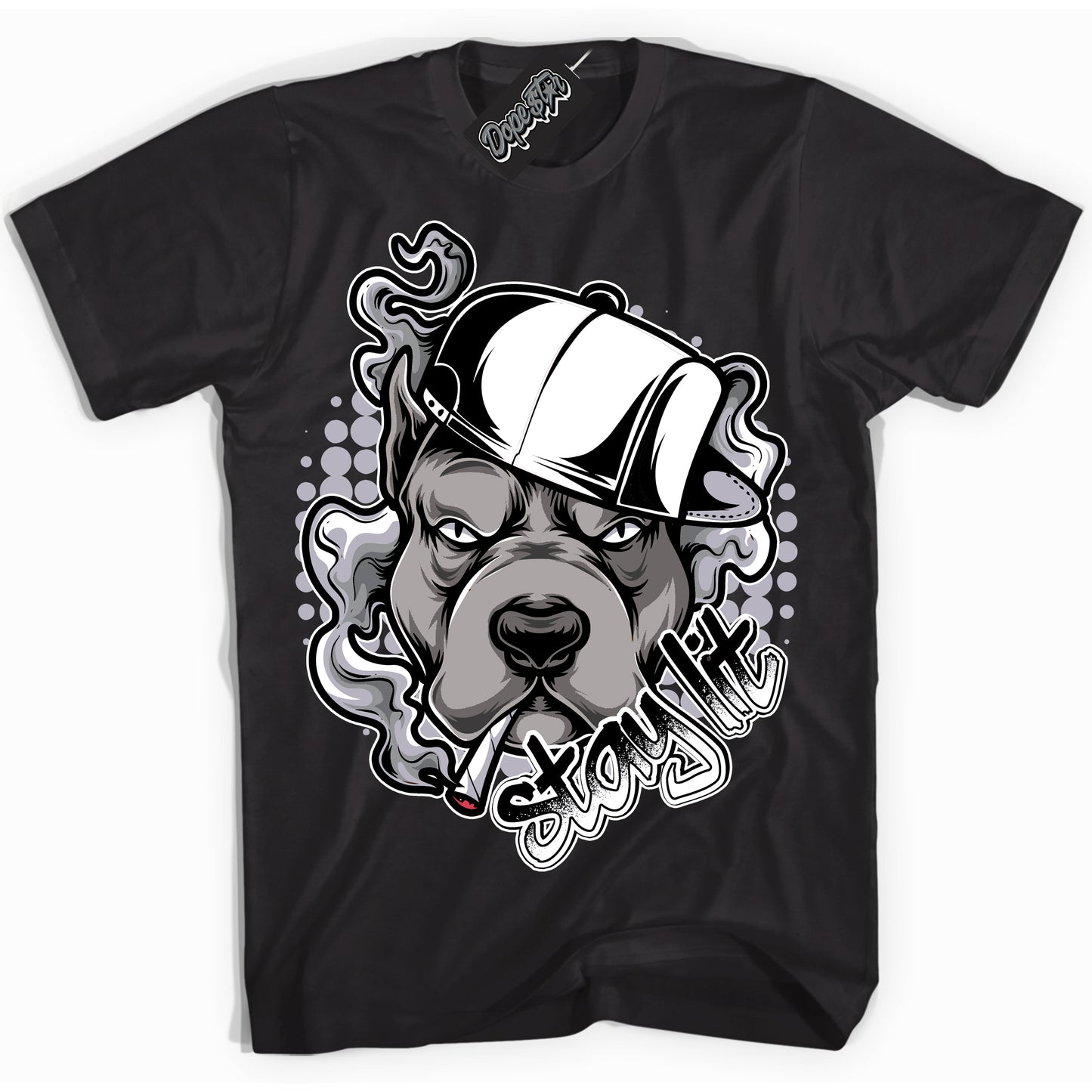 Cool Black Shirt with “Stay Lit” design that perfectly matches the OG Barons 1s Jordans.