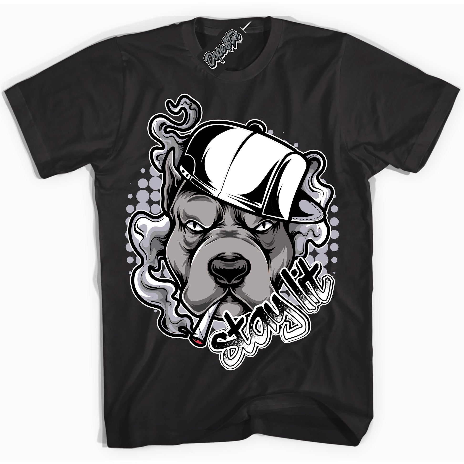 Cool Black Shirt with “Stay Lit” design that perfectly matches the OG Barons 1s Jordans.