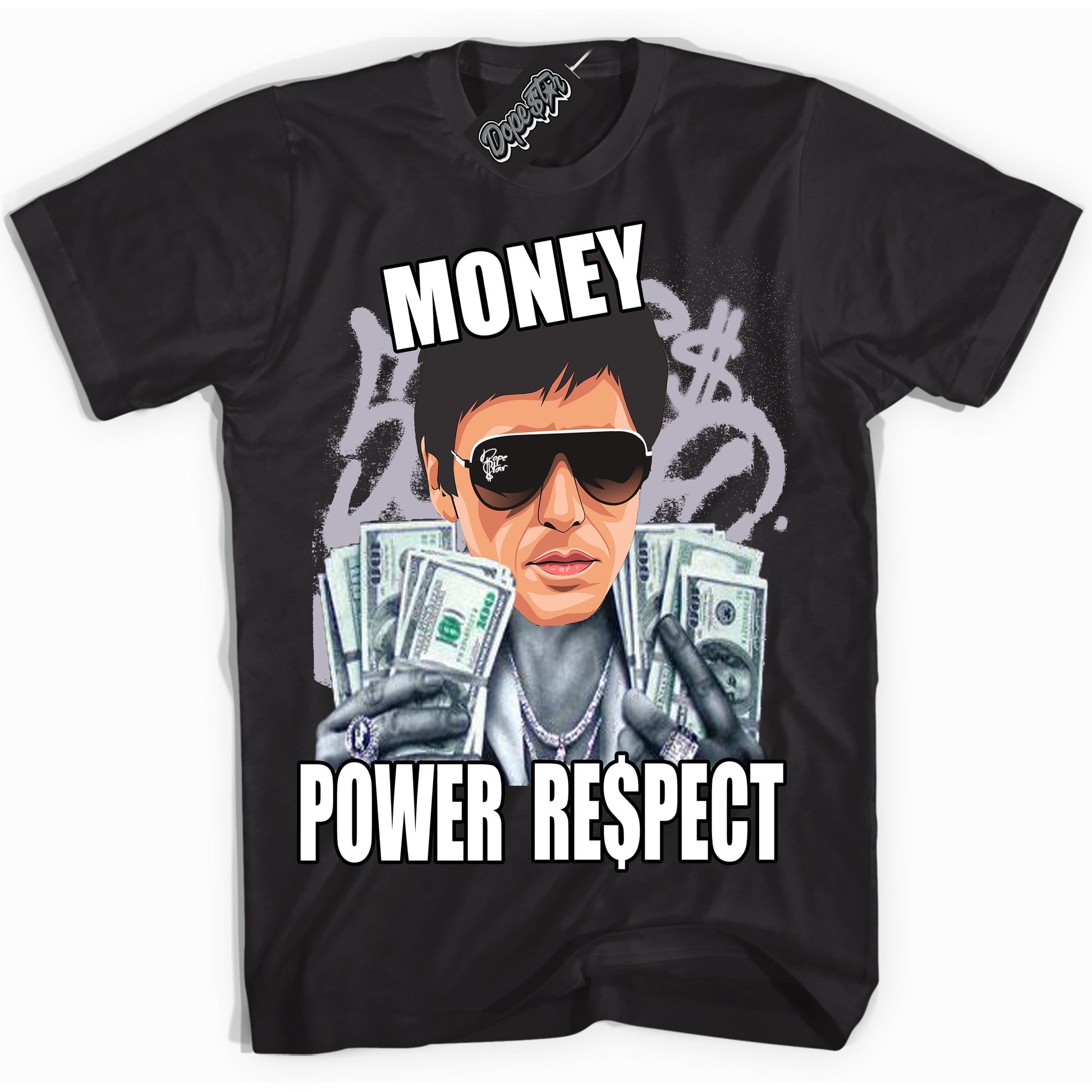 Cool Black Shirt with “Tony Montana” design that perfectly matches the OG Barons 1s Jordans.