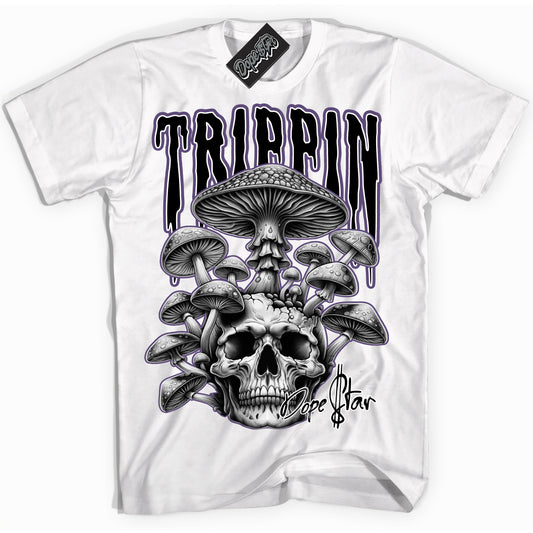 Cool White Shirt with “Trippin” design that perfectly matches Punk Rock 1s.