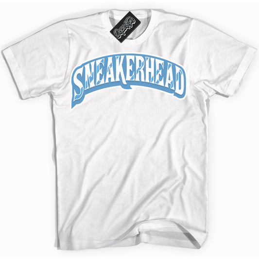 Cool White Shirt with “Sneakerhead” design that perfectly matches the Midnight Navy 3s Jordans.

