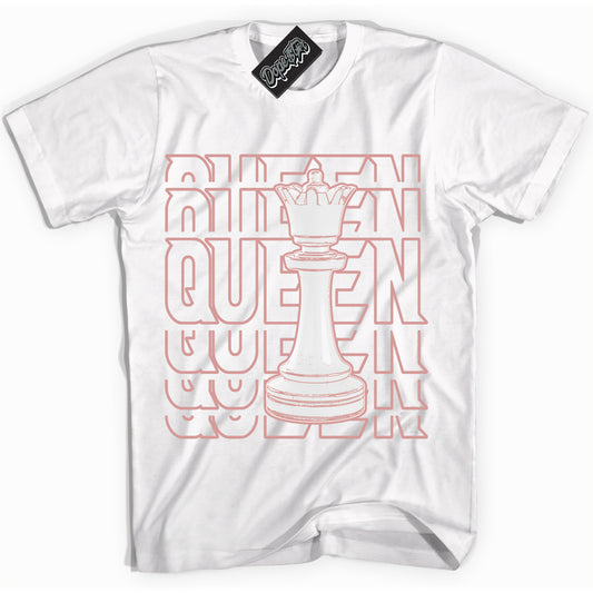 Cool Black Shirt with “Queen Chess” design that perfectly matches the Legend Pink 1s Jordans.
