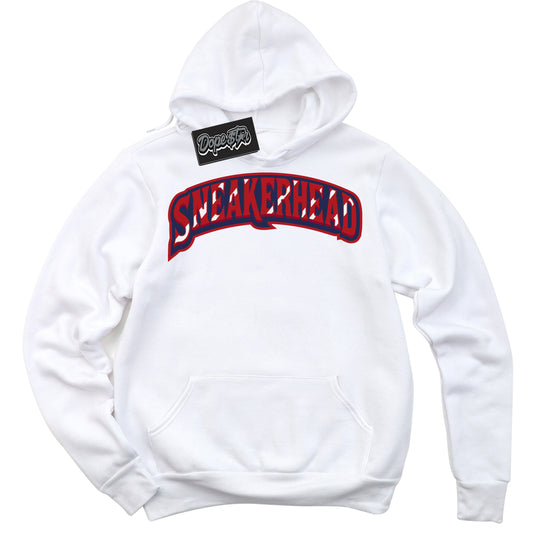 Cool White Hoodie with “Sneakerhead” design that Perfectly Matches Howard University 1s Jordans.
