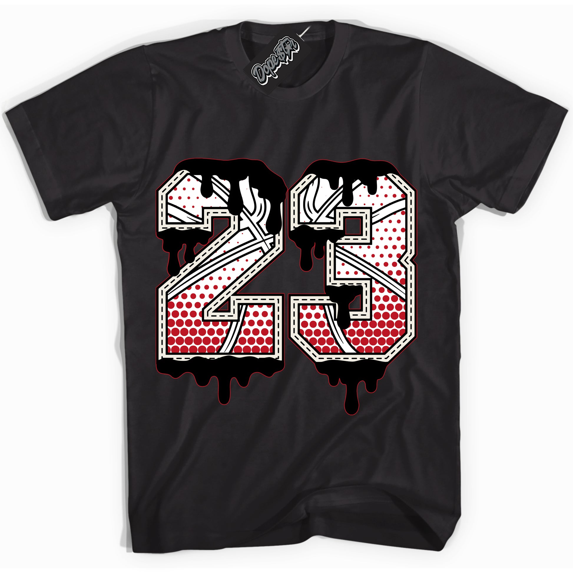 Cool Black Shirt with “23 Ball” design that perfectly matches the Trophy Room 1s Jordans.