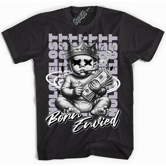 Cool Black Shirt with “Born Envied” design that perfectly matches Barons 1s.