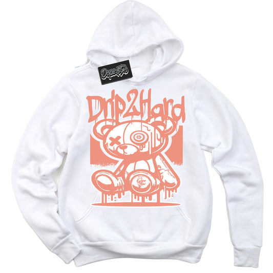 Cool Black Hoodie with “Drip 2 Hard” design that Perfectly Matches Light Wild Mango Dunk.
