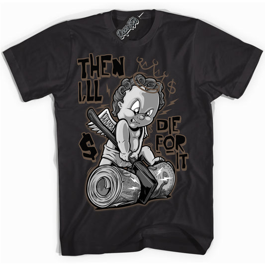 Cool Black Shirt with “Then I'll” design that perfectly matches the Jumpman Jack TR Travis Scott Dark Mocha Sneakers.
