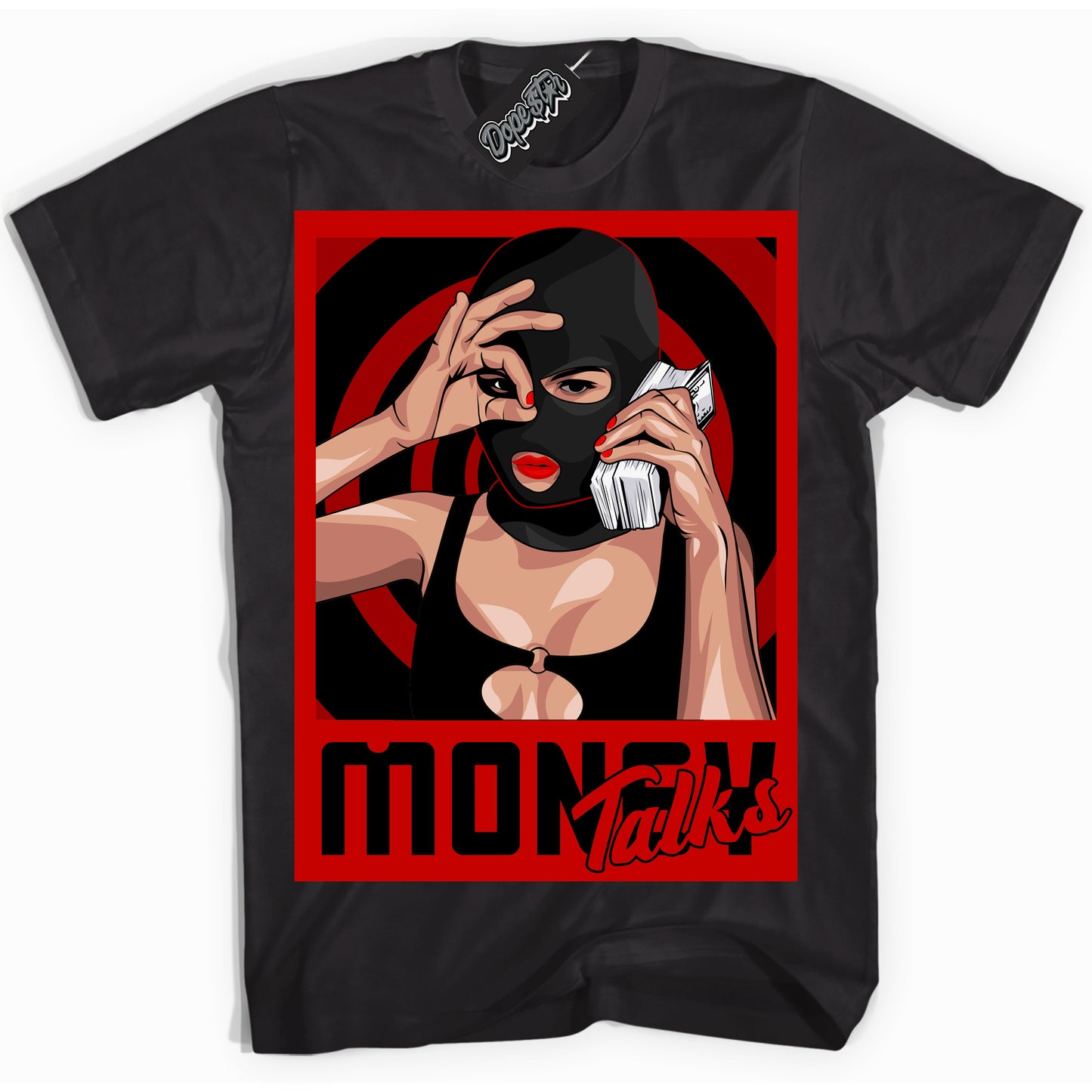 Cool Black Shirt with “ Money Talks ” design that perfectly matches RTFKT Clone X ND Genesis.