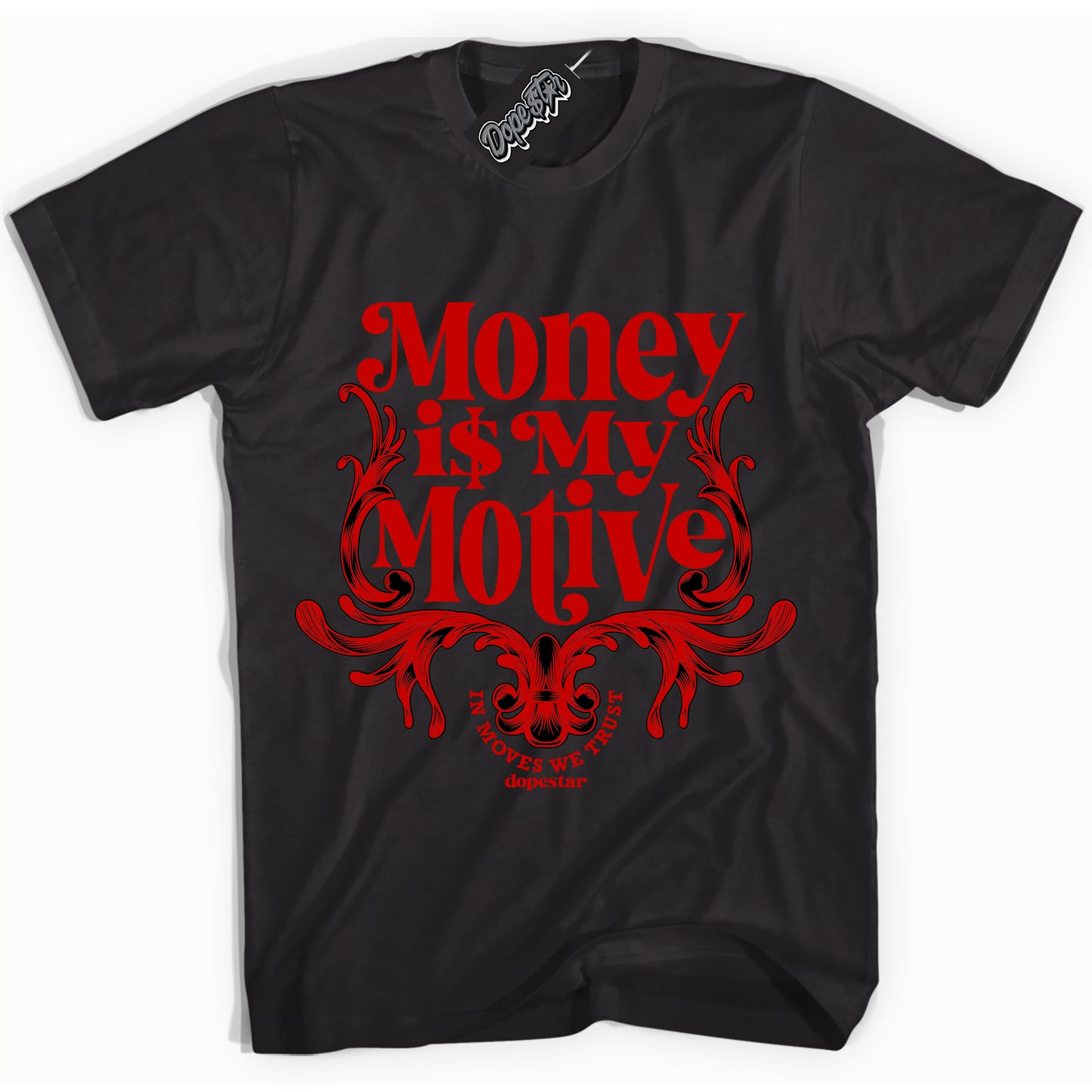Cool Black Shirt with “Money Is My Motive” design that perfectly matches RTFKT Clone X ND Genesis.