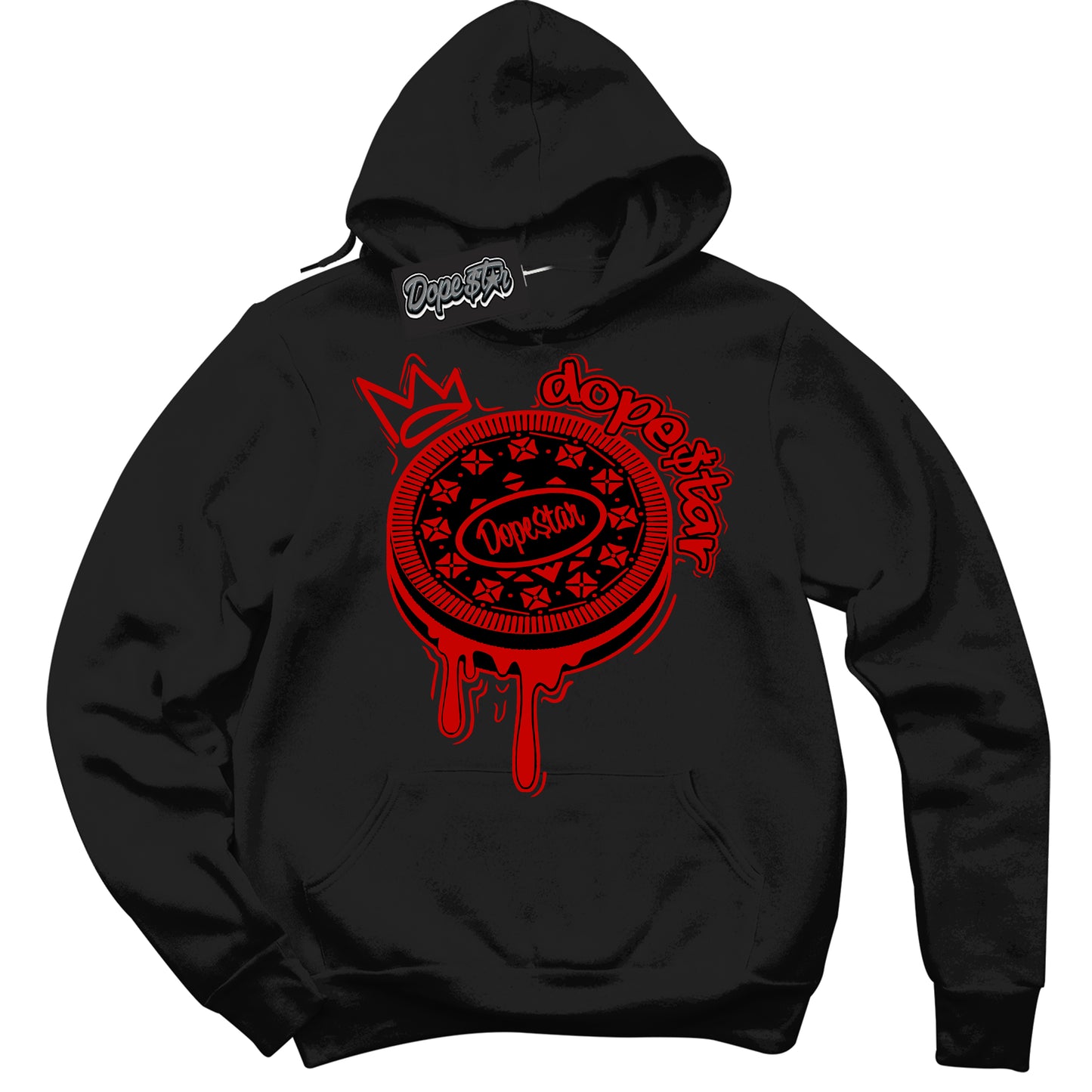 Cool Black Hoodie with “ Oreo DS ” design that Perfectly Matches RTFKT Clone X ND Genesis.
