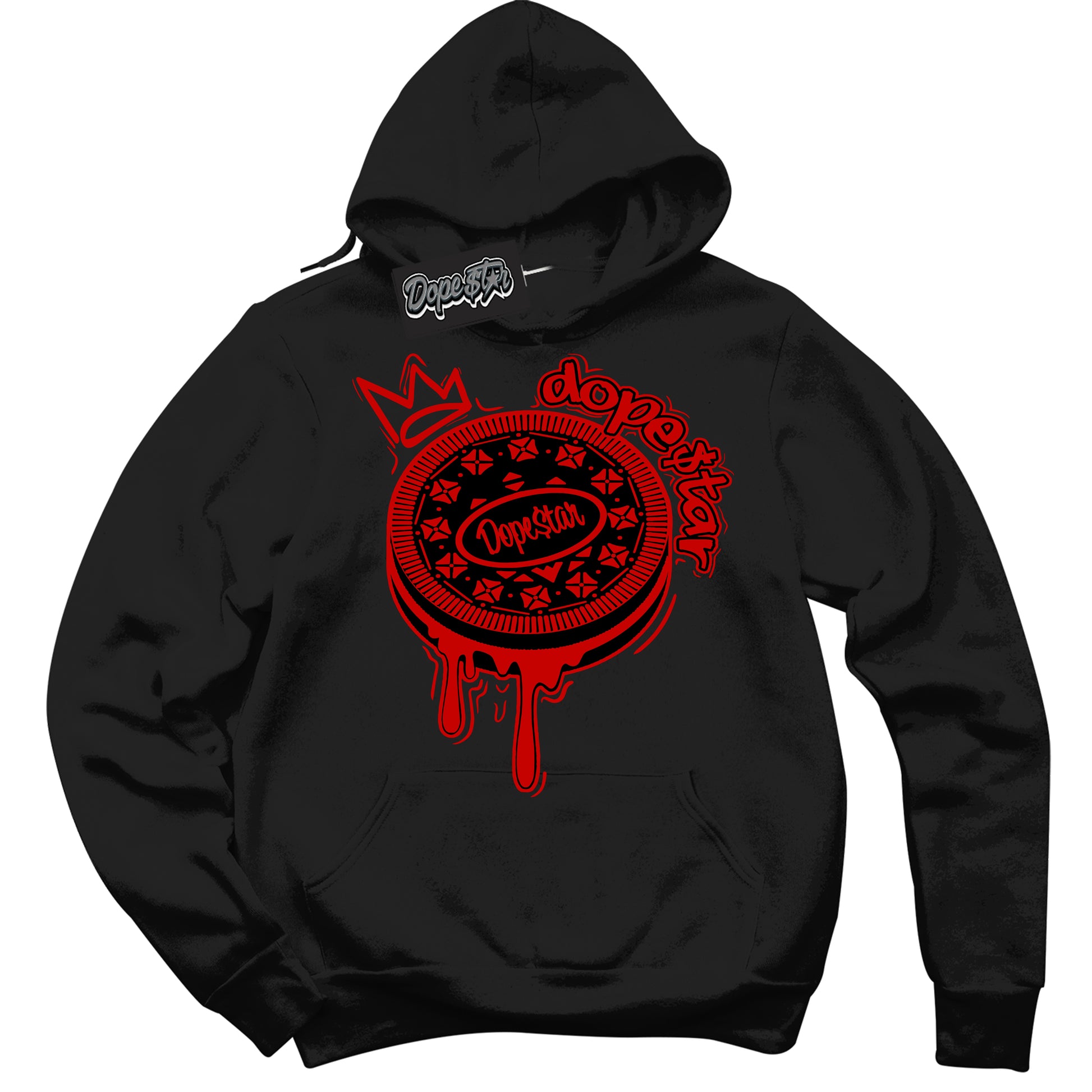 Cool Black Hoodie with “ Oreo DS ” design that Perfectly Matches RTFKT Clone X ND Genesis.
