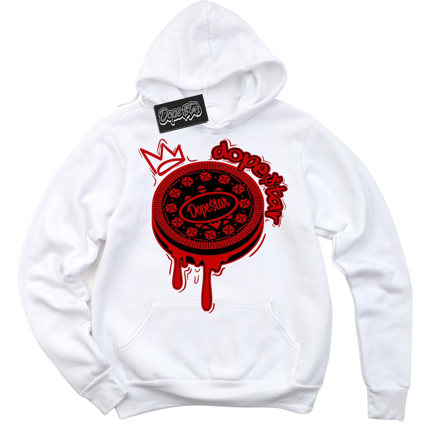 Cool White Hoodie with “ Oreo DS ” design that Perfectly Matches RTFKT Clone X ND Genesis.