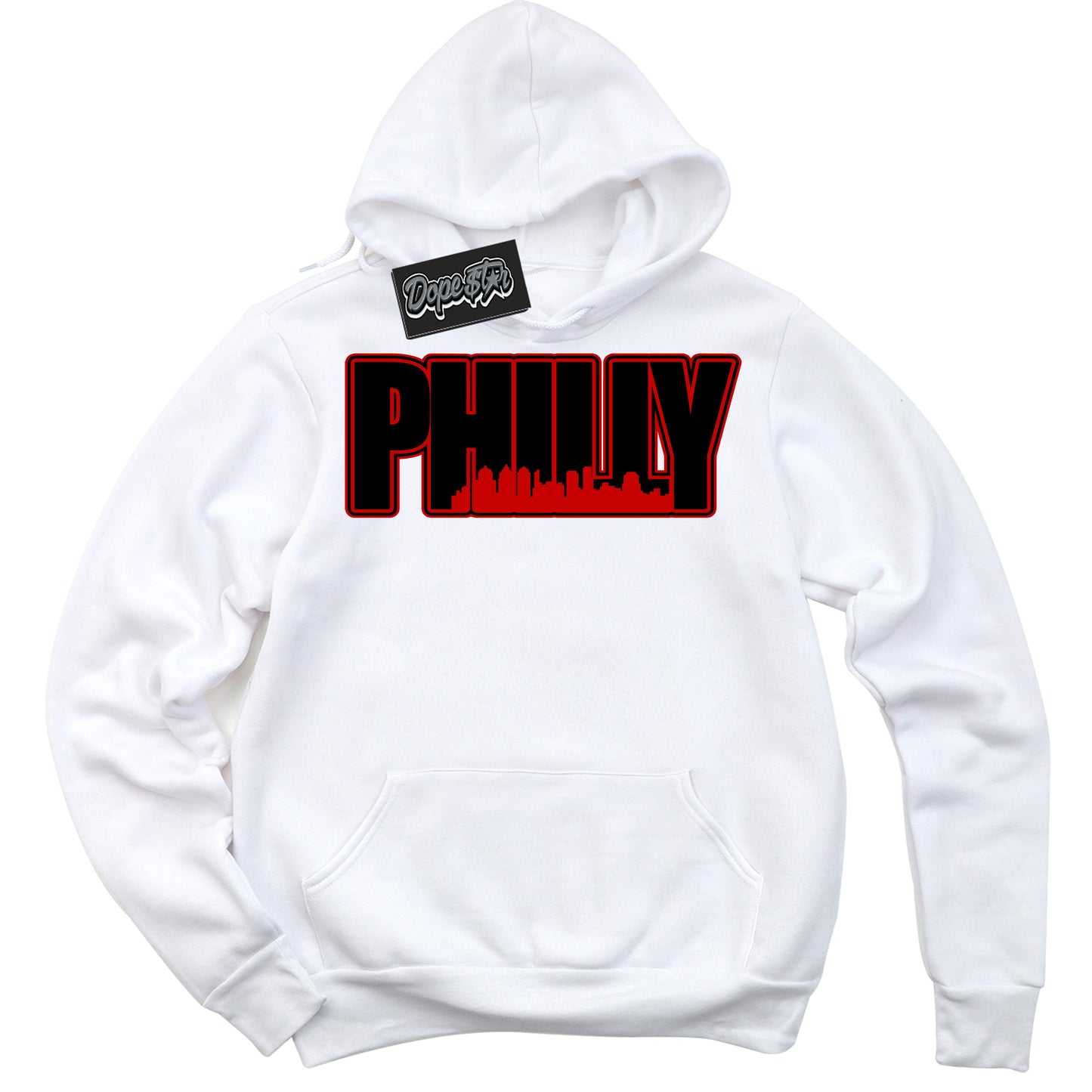 Cool White Hoodie with “ Philly ” design that Perfectly Matches RTFKT Clone X ND Genesis.