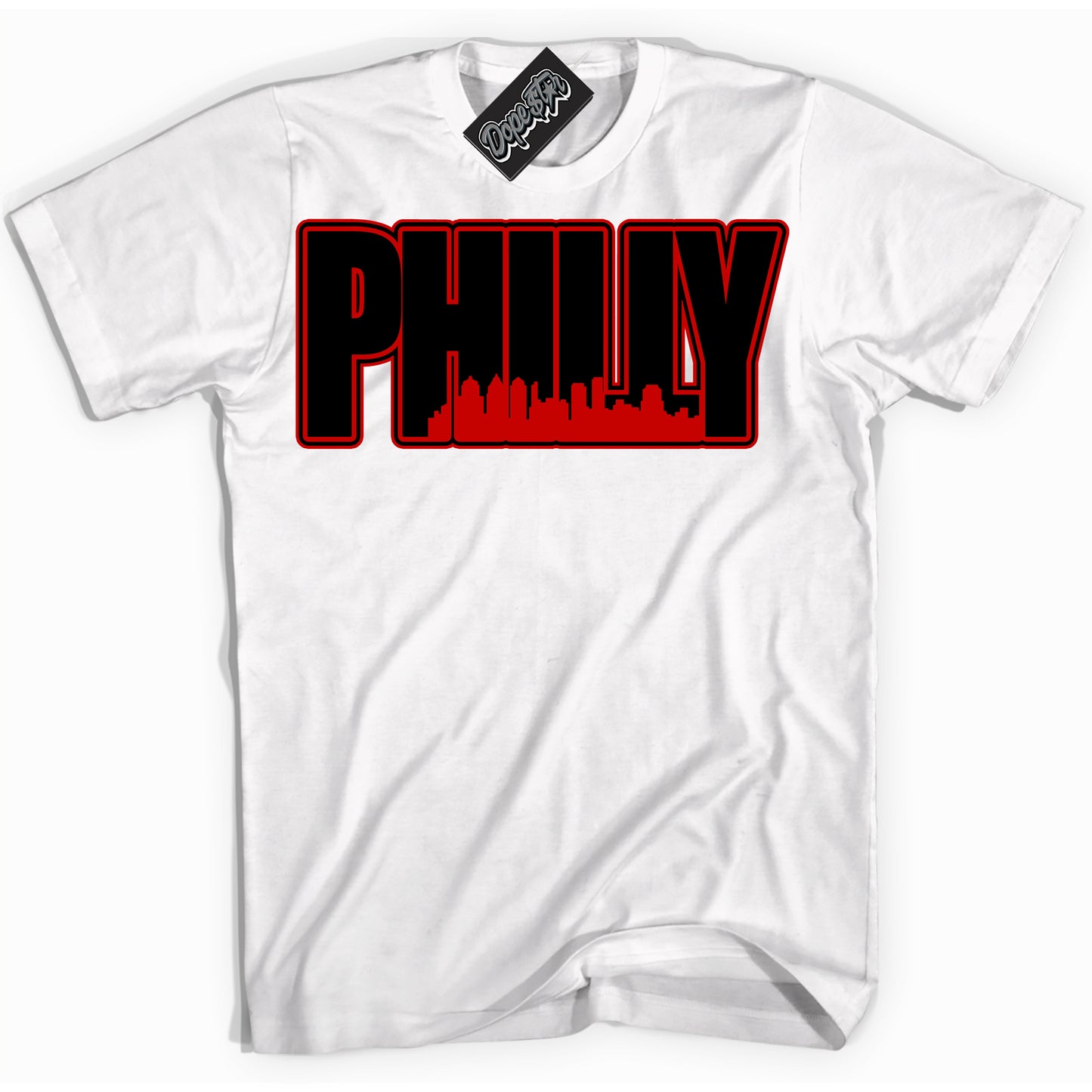 Cool White Shirt with “ Philly ” design that perfectly matches RTFKT Clone X ND Genesis.