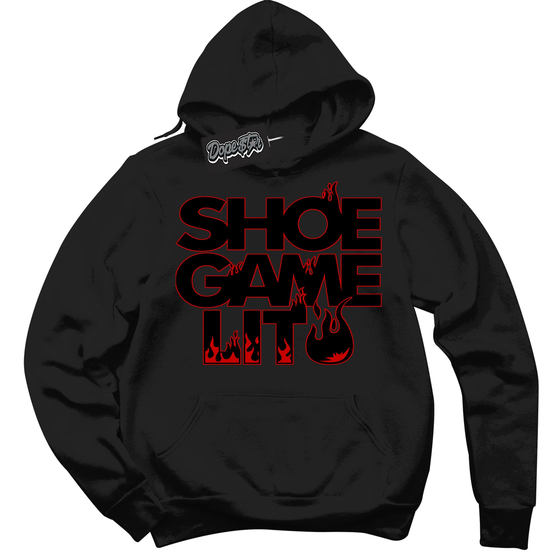 Cool Black Hoodie with “ Shoe Game Lit ” design that Perfectly Matches RTFKT Clone X ND Genesis.
