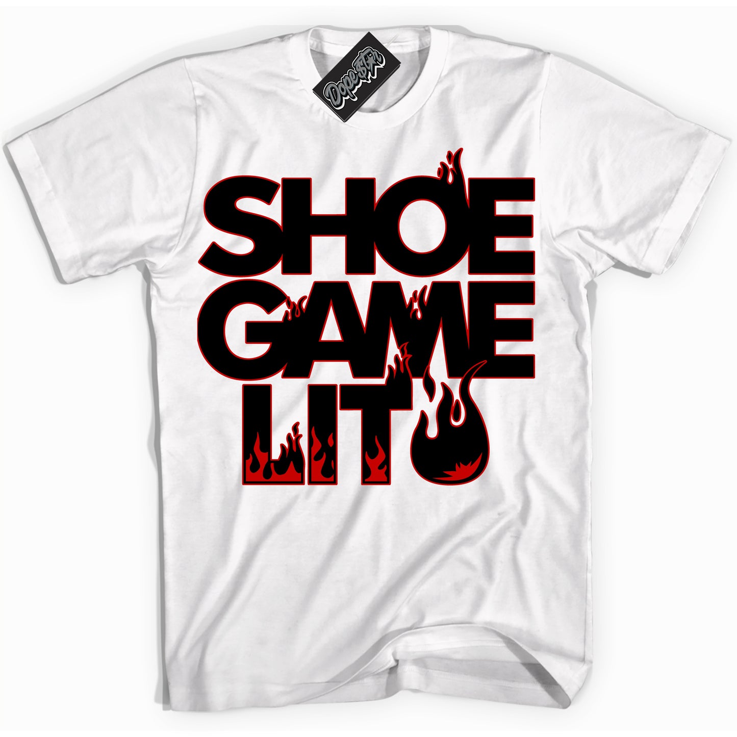 Cool White Shirt with “ Shoe Game Lit ” design that perfectly matches RTFKT Clone X ND Genesis.